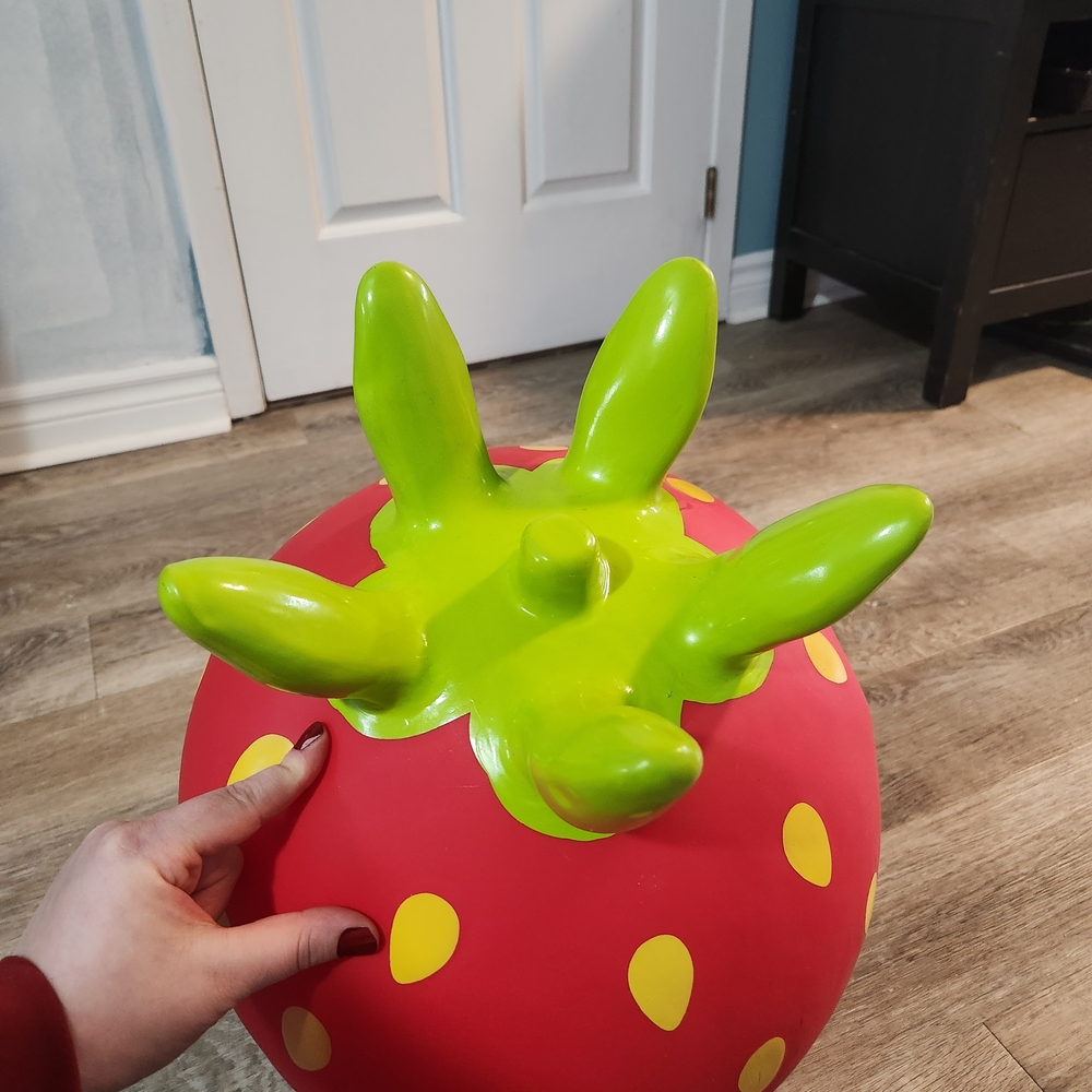 Red Strawberry Jumpy Toy - Picture 4 of 6